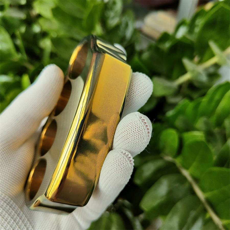 Thickened Classic Anodized Gold-plated Polished Outdoor Large Hole Tool