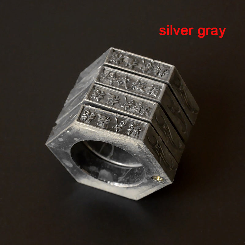 Folding Magic Hexagon Ring Outdoor EDC Tools
