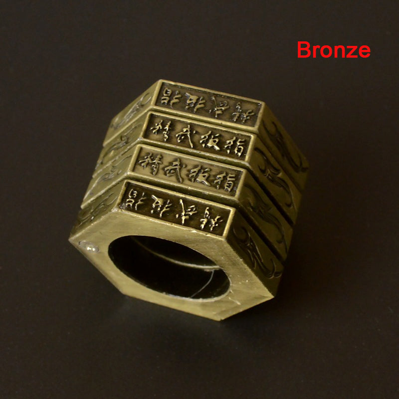 Folding Magic Hexagon Ring Outdoor EDC Tools