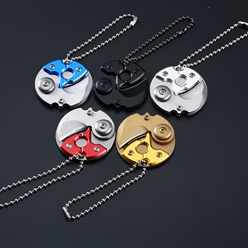 Mini Coin Keychain Pendant EDC Tool