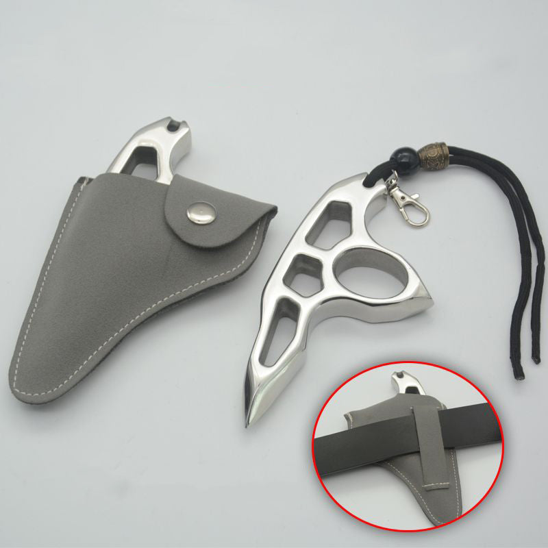 Thickened Steel Single Hole EDC Tool Without or With Binding Rope
