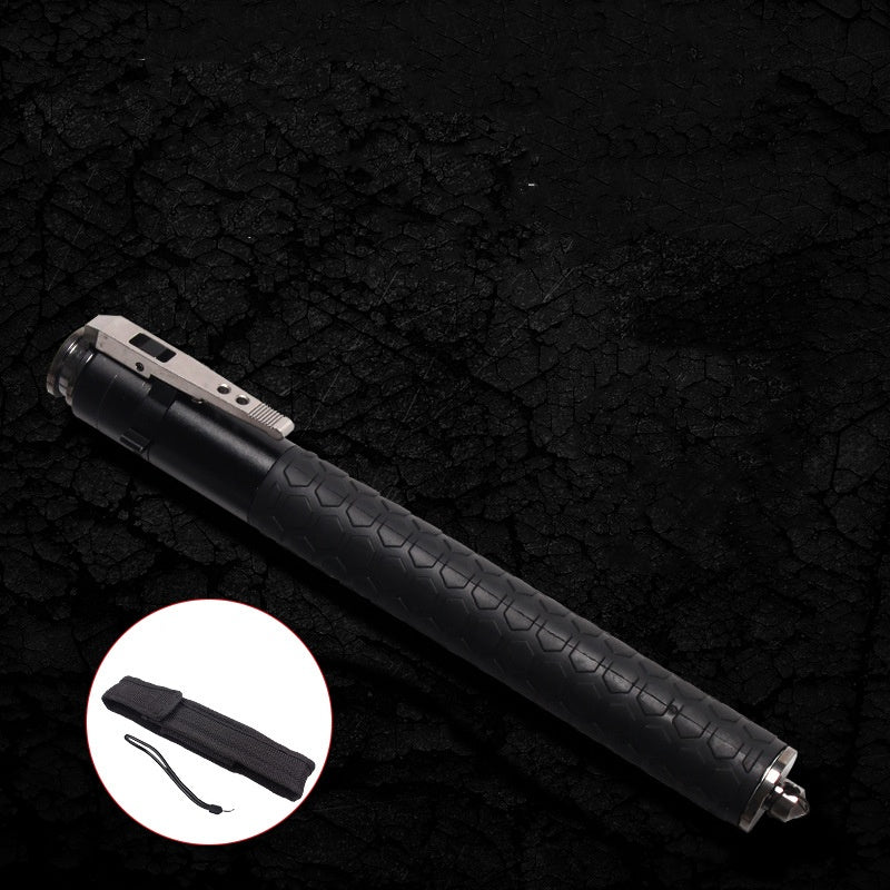 21-inch reinforced spring baton, automatic baton, automatic retractable baton, three-section baton, expandable baton, self-defense baton, made of fully steel quenched material