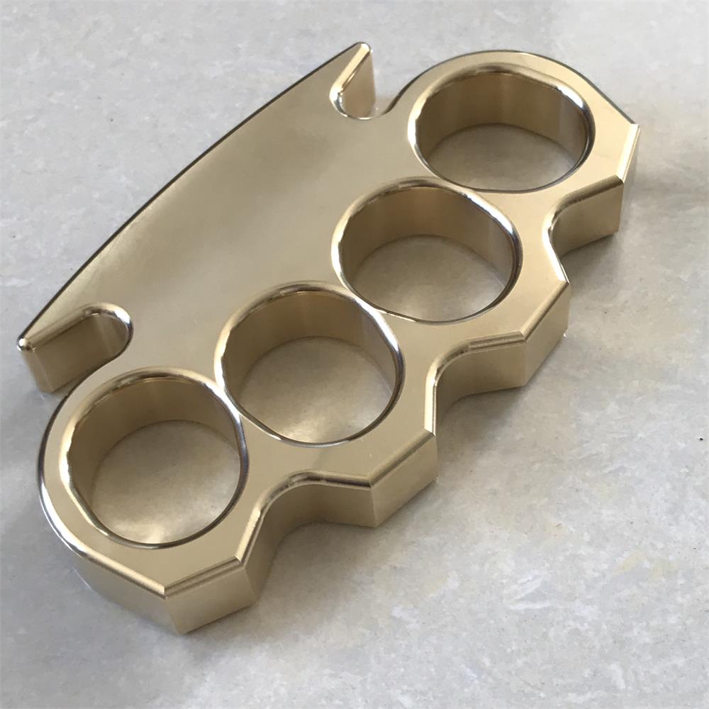 Brass Mirror Finish EDC Bottle Opener Tool
