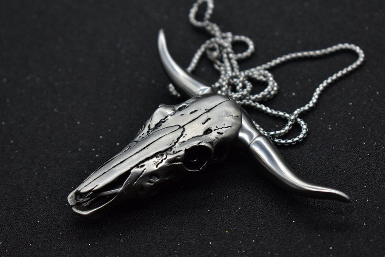 Damascus Steel Bullhead Outdoor Carrying EDC Tool