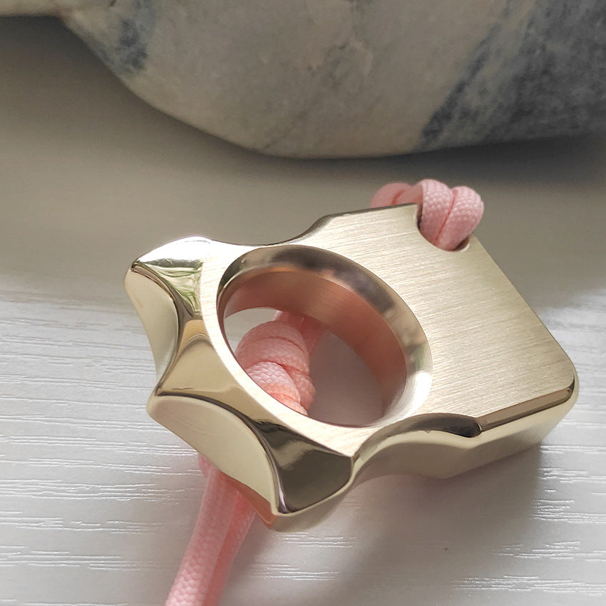 Single Hole Brass Multi-style Edc Tool