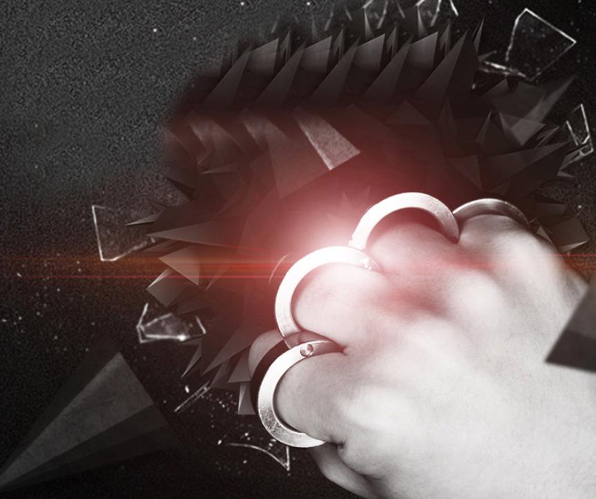 Four Finger Stainless Steel Foldable Finger Tool Outdoor EDC