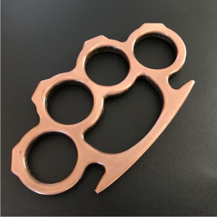 Order - Solid Brass Knuckles Duster For Self Defense Window Breaker EDC Supplies