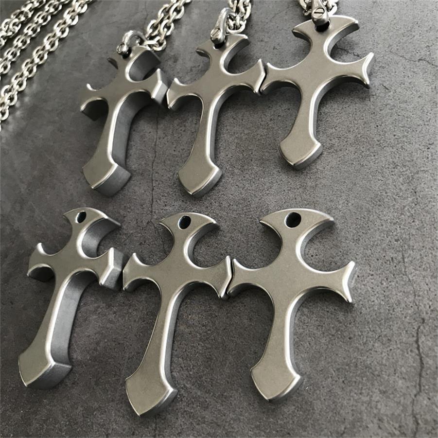 Outdoor Titanium Cross Pendant EDC Tool