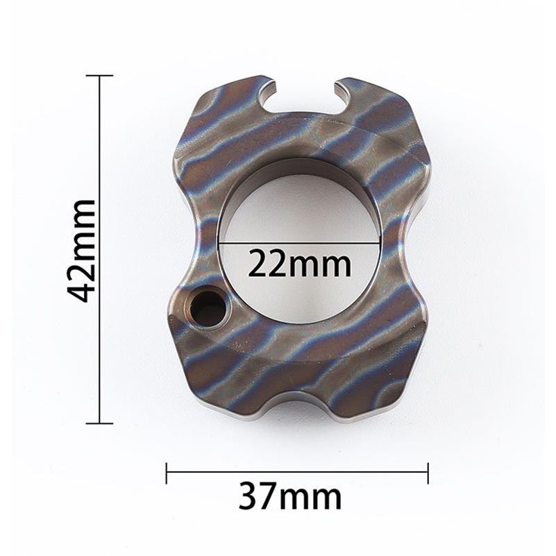 Mini Titanium Bottle Opener Portable Pendant Backpack Keychain