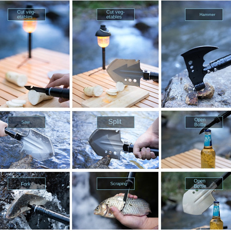 Multifunctional Shovel Suit Outdoor Toolbox