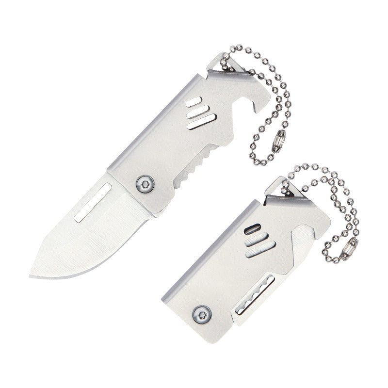 Mini Folding Keychain Pendant Bottle Opener EDC Tool