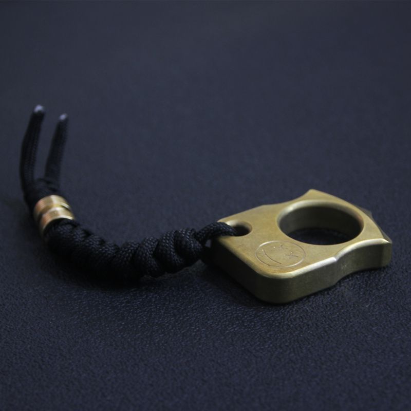 Single Hole Brass Mini EDC Backpack Tool