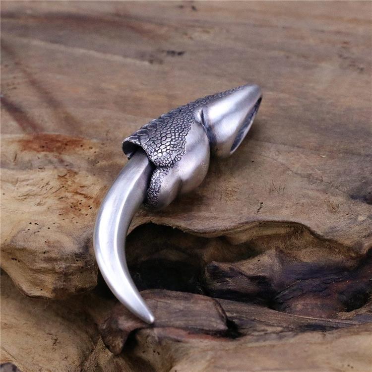 Carved Pendant Necklace EDC Tools Backpack Decoration