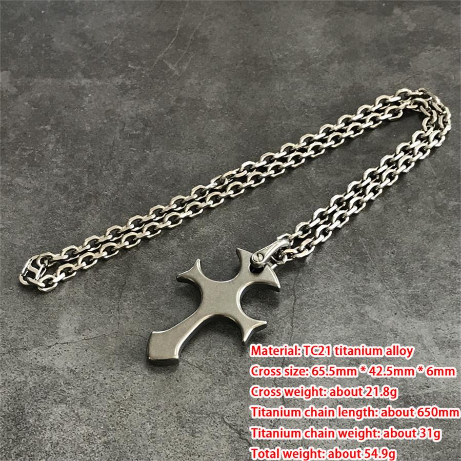 Outdoor Titanium Cross Pendant EDC Tool