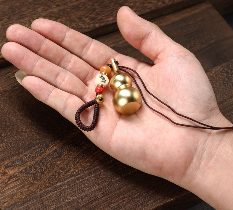 Creative Mini Gourd Portable Keychain Pendant Decoration EDC Tool
