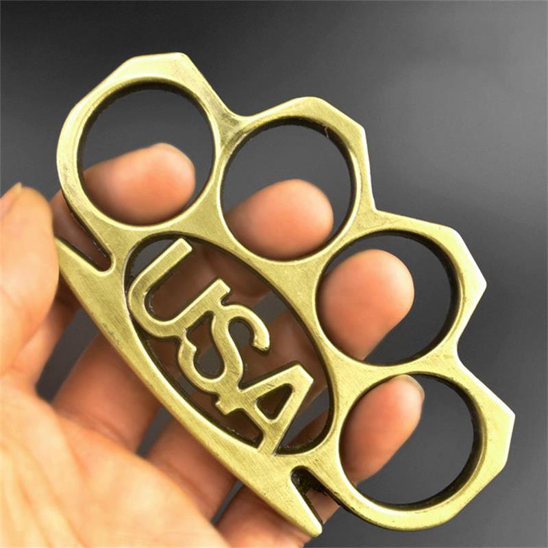 USA - EDC window breaker brass knuckles duster outdoor supplies