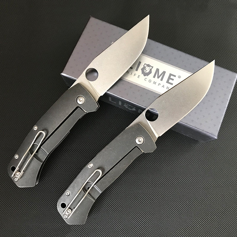 LIOME Outdoor Folding D2 Titanium Alloy Handle Pocket Tool