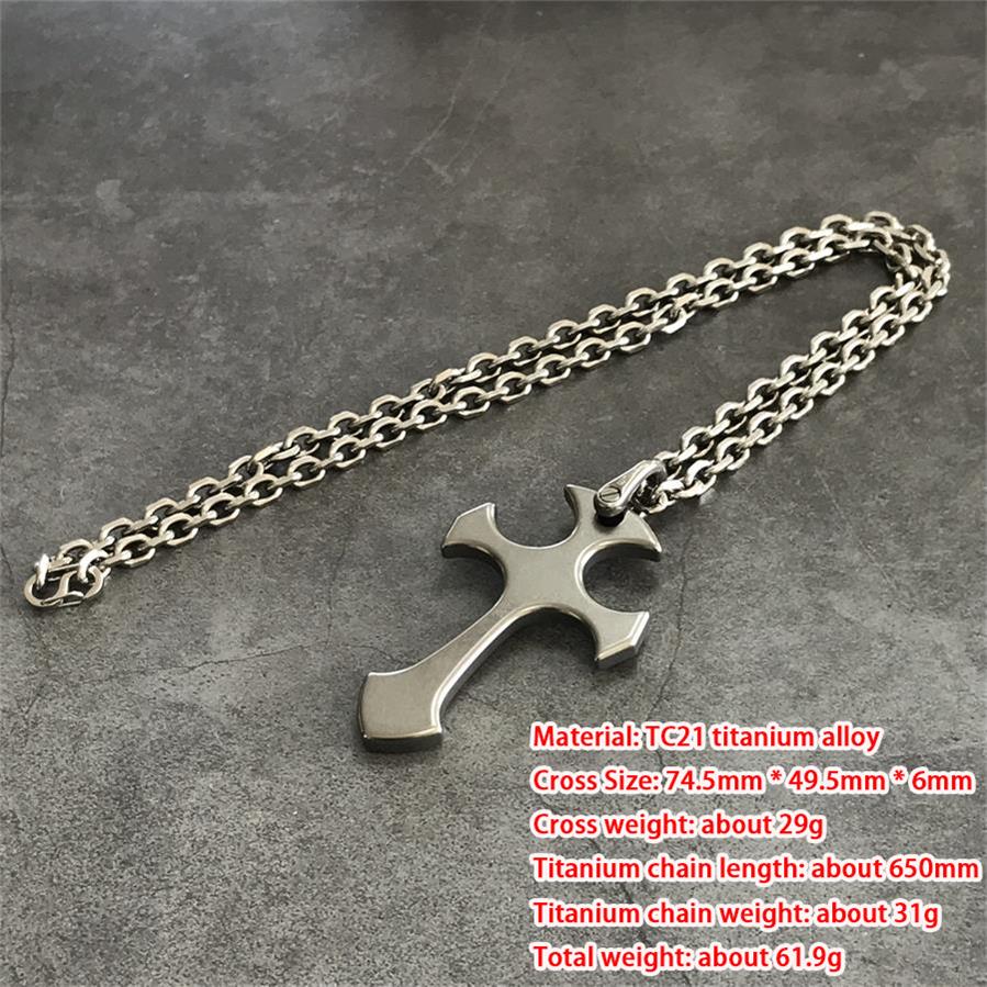 Outdoor Titanium Cross Pendant EDC Tool