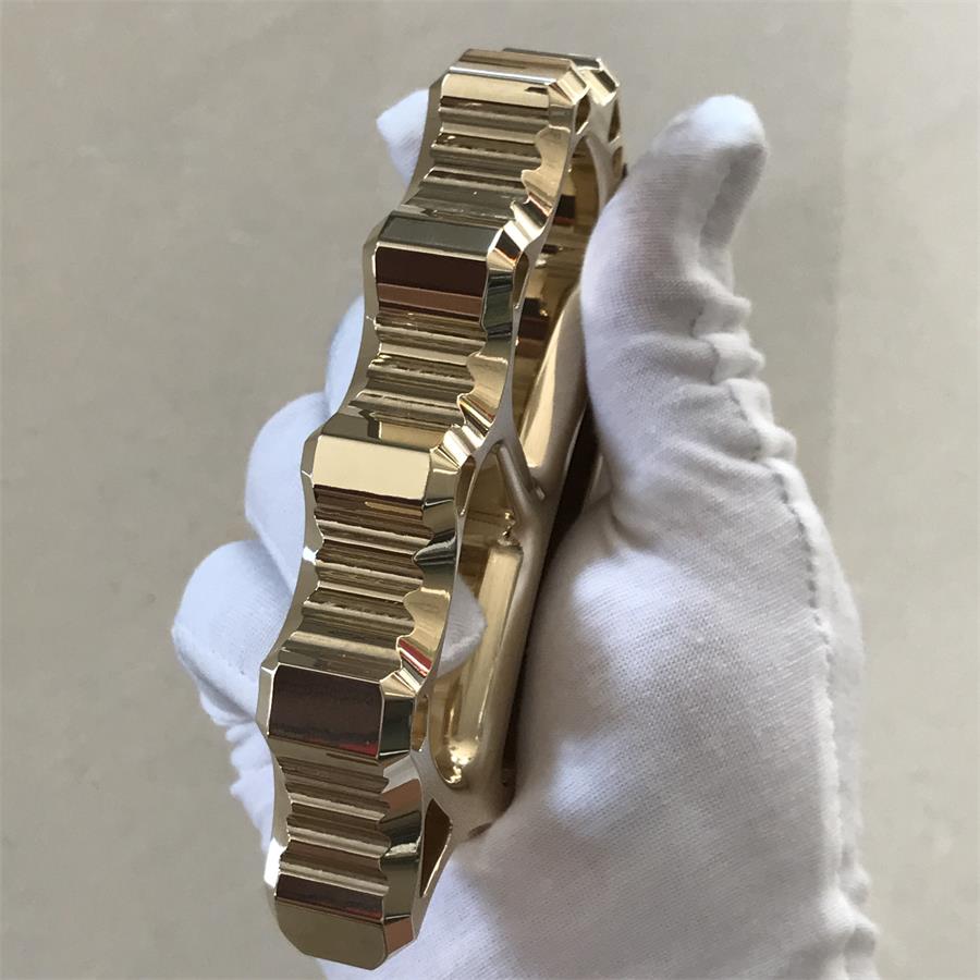 Thickened Solid Brass Knuckle Duster Broken Window EDC Tool