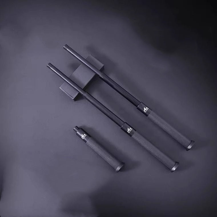 Mechanical telescopic baton for self-defense, legal for car use, three-section outdoor retractable self-defense weapon