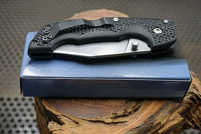 Black Fiberglass Reinforced Nylon Handle 420HC Outdoor Folding Tool