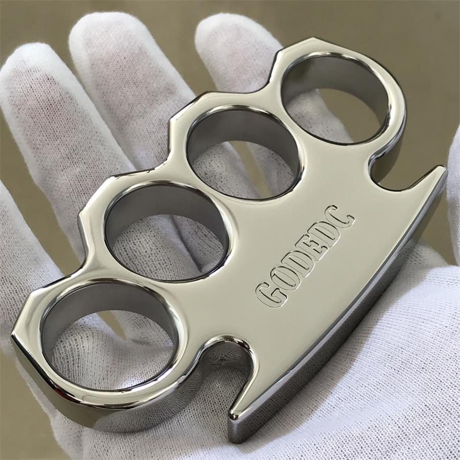 The King GODEDC Solid Classic Mirror Steel Knuckle Duster