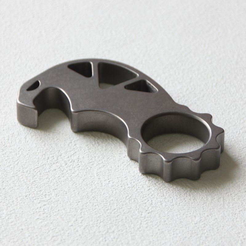 Titanium Monster Bottle Opener Multi-Function Keychain EDC Backpack Tool