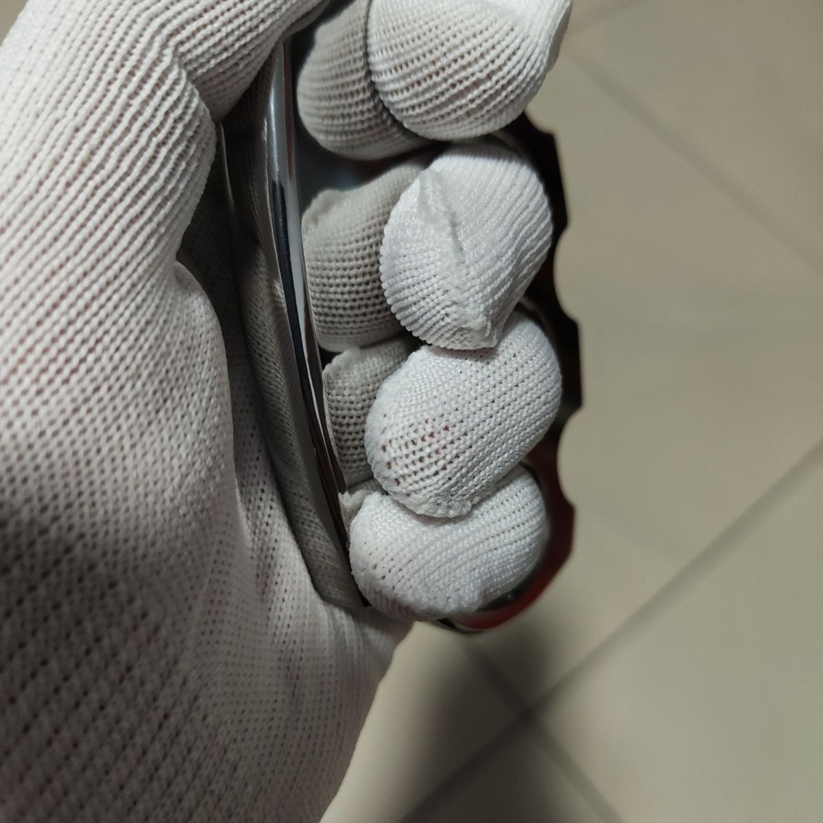 Outdoor Iron Mirror Large Hole EDC Tools