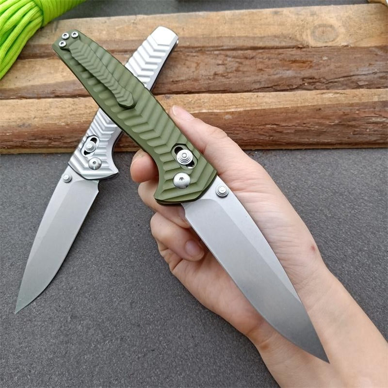 BM781 Green D2 Steel Folding Outdoor Tool