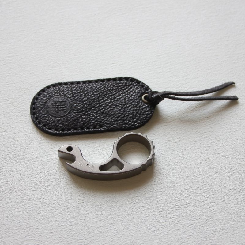 Titanium Alloy Snail Multi-function Bottle Opener Keychain Backpack EDC Tool