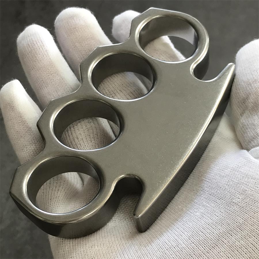 The KING Stonewashed Steel Knuckle Dusters