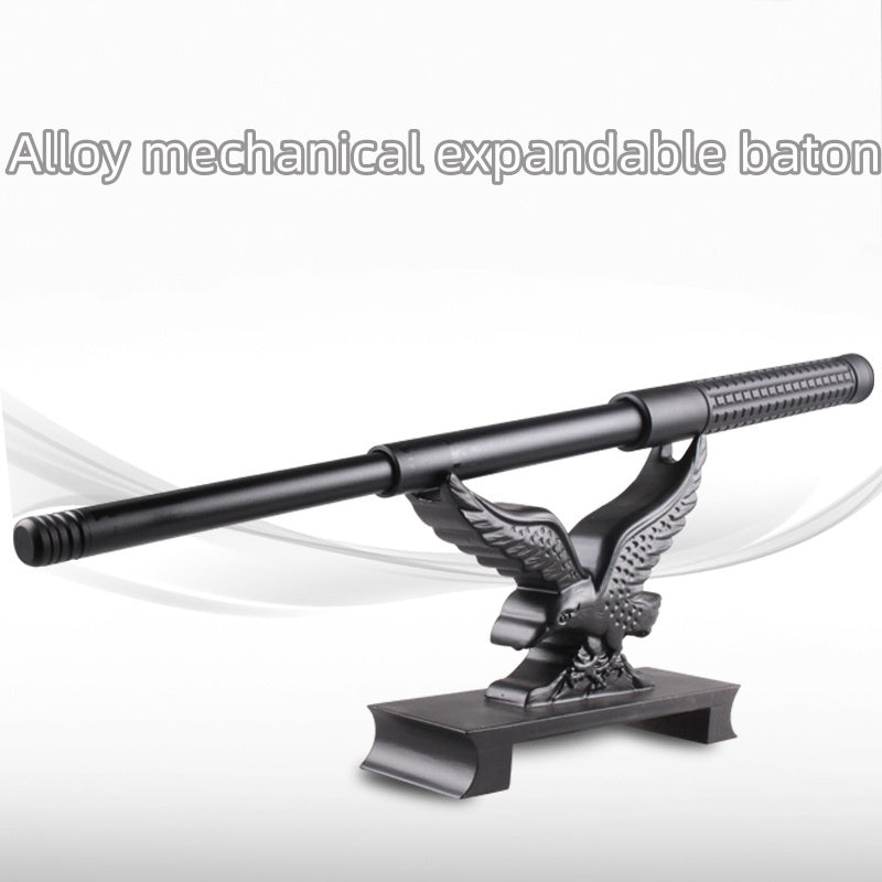 Light machine fully integrated metal mechanical baton, three-section telescopic baton, mechanical expandable baton, self-defense baton, expandable baton