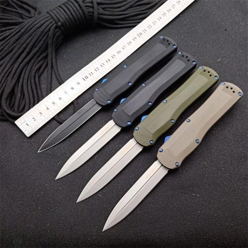 BM3400 G10 Composite Handle with Titanium Matte Finish for Outdoor Portable Tools