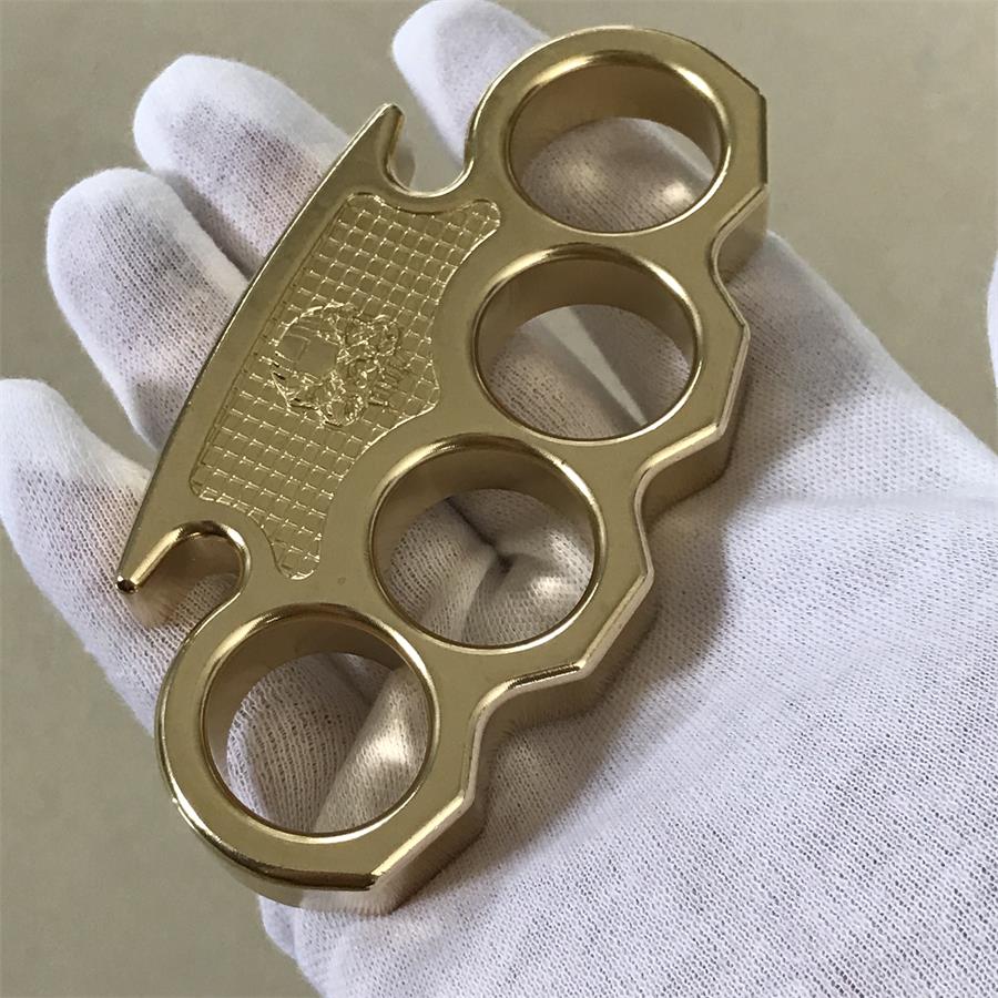 Classic Mini Skull Brass Outdoor EDC Tool