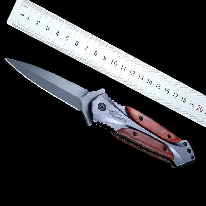 BM Wooden Handle Folding Outdoor Pocket Tool