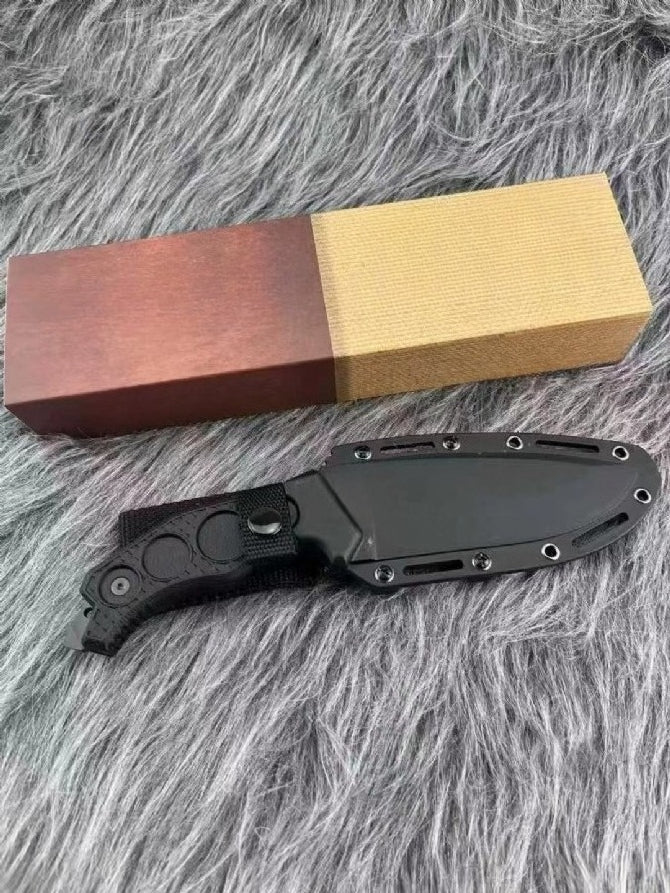 KA-5557 58-60HRC Outdoor Tool with Half Serrated Edge