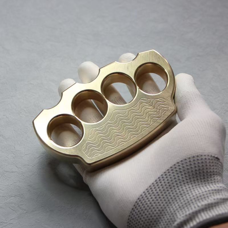 Wave Pattern Design Brass Thick Outdoor Tool