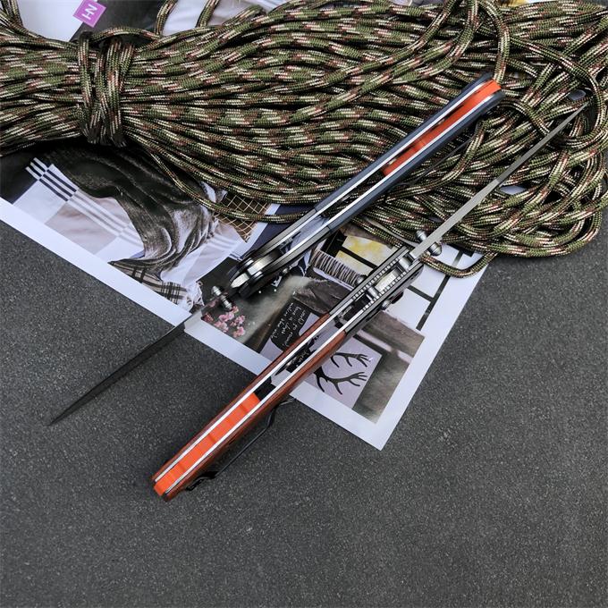 BM15080 G10 Handle and Sandalwood Handle Outdoor Folding Tool