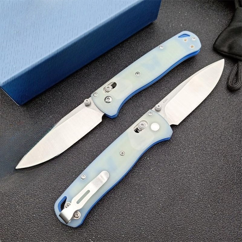 BM535 Gradient Blue G10 Handle S30v Outdoor Folding Tool