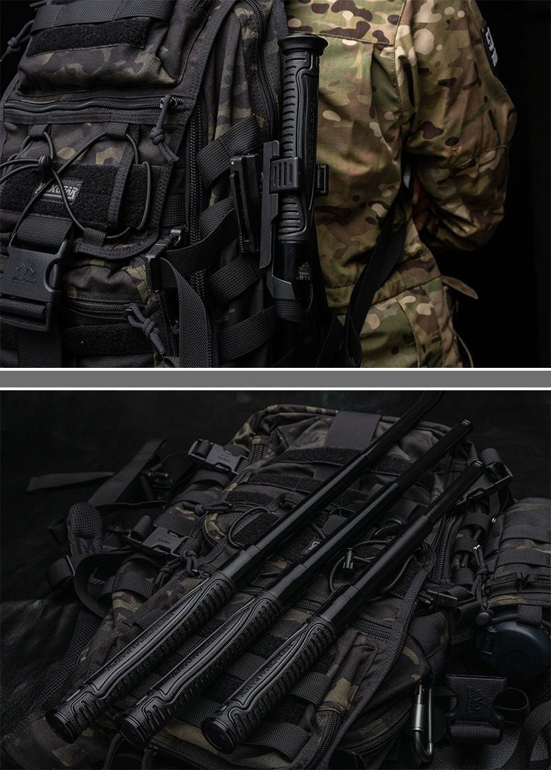 Mechanical expandable baton, agent baton, mechanical automatic telescopic baton, expandable baton, self-defense weapon, outdoor model