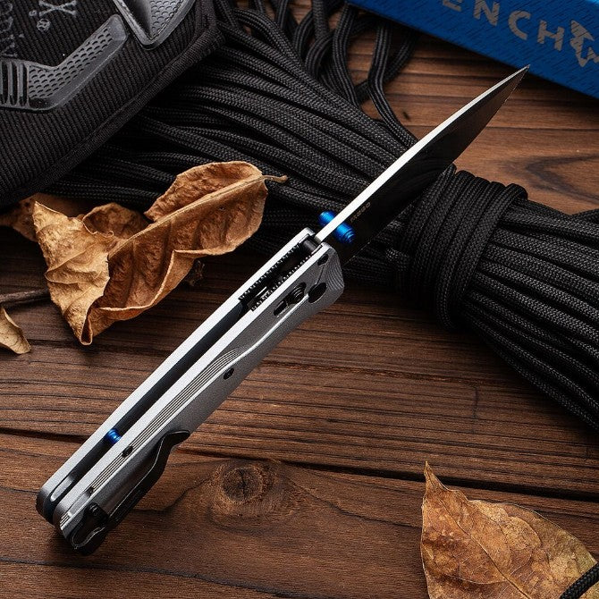 BM535BK-4 Silver Aviation Aluminum Handle 9CR13 Outdoor Folding Tool