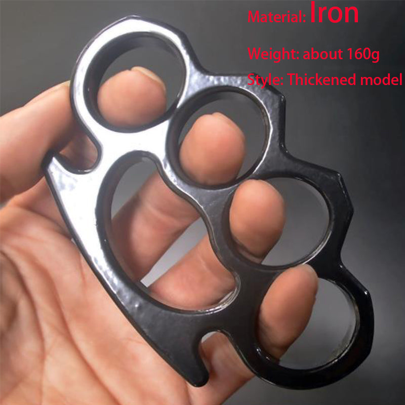 Iron Four Finger Outdoor Pocket EDC Tool