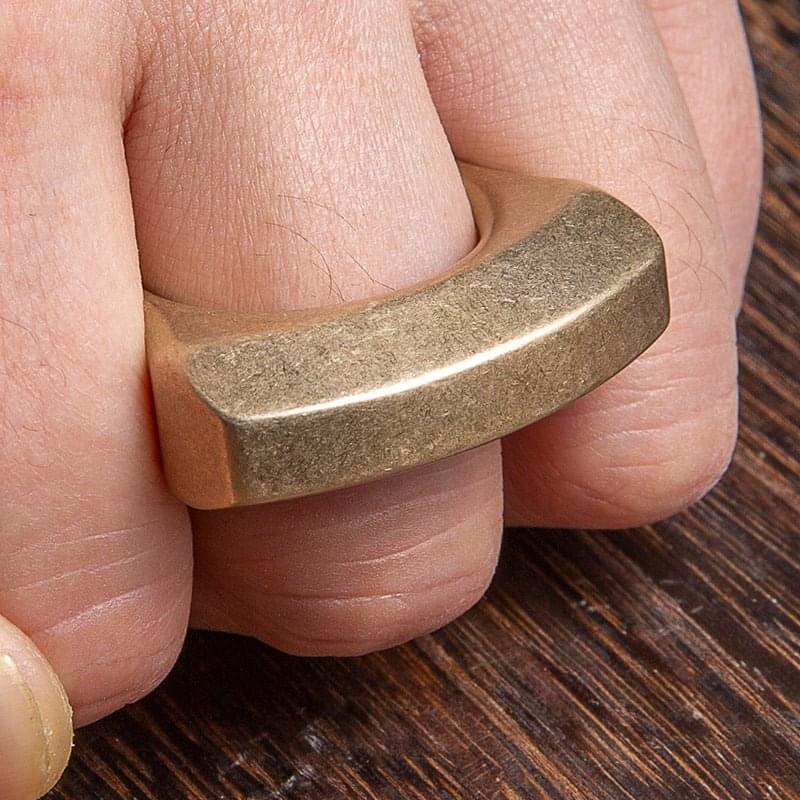 2023 Full Brass Stonewash Bottle Opener Knuck