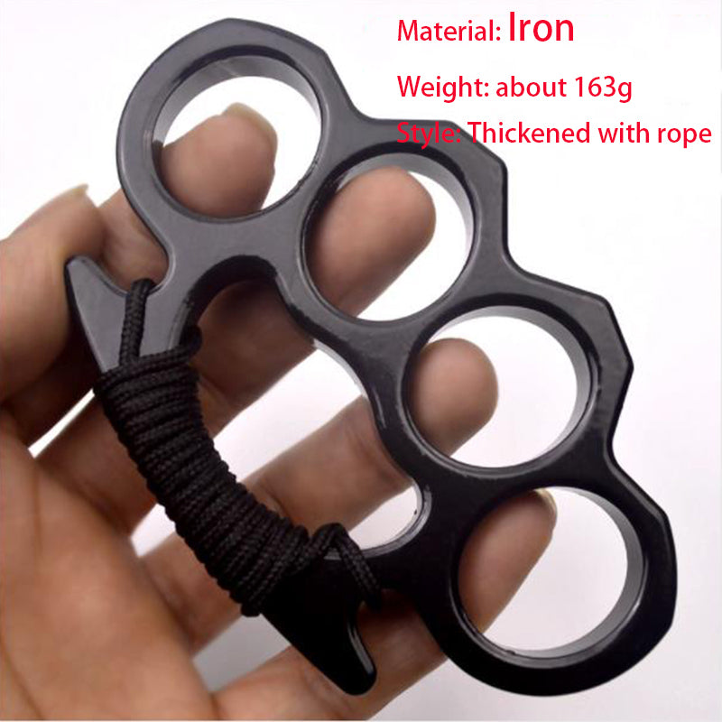 Iron Four Finger Outdoor Pocket EDC Tool
