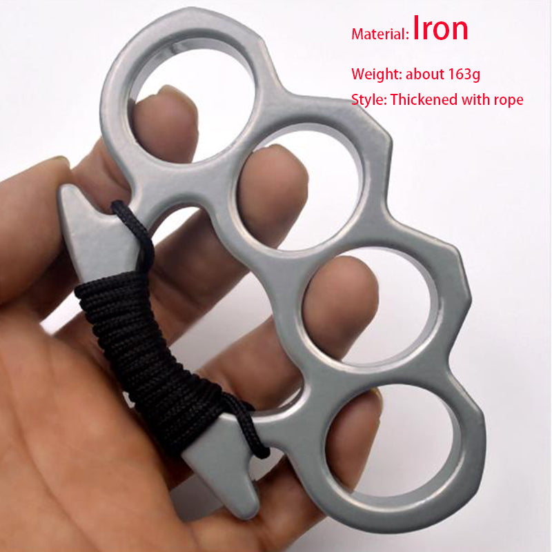 Iron Four Finger Outdoor Pocket EDC Tool