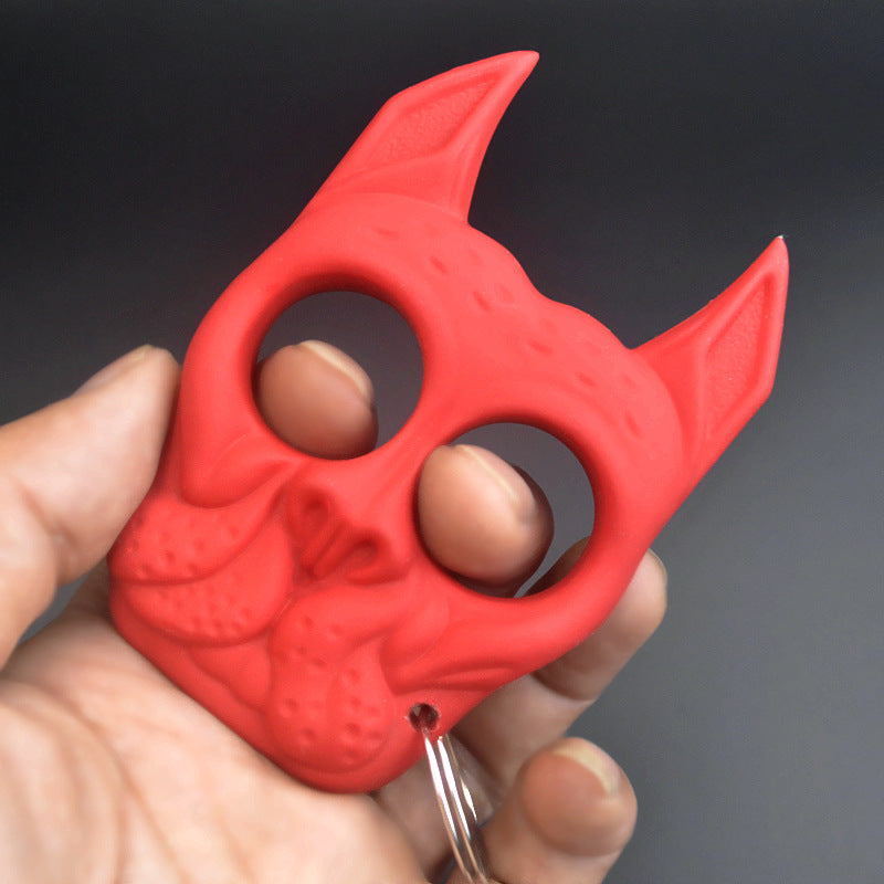 Creative Two Finger Dog Keychain Tool