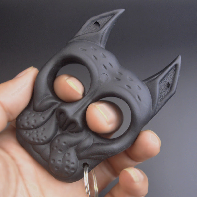 Creative Two Finger Dog Keychain Tool