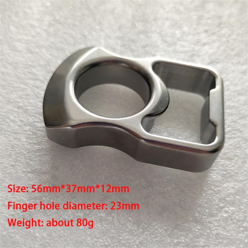 Solid Steel Stone Wash Knuckle Duster