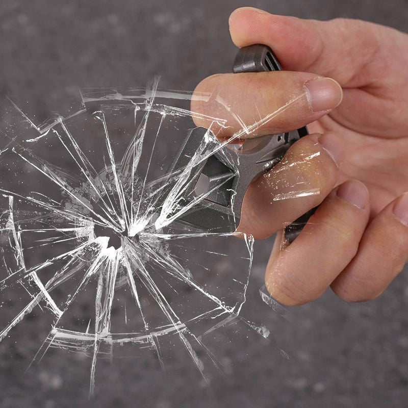 Portable EDC Tool Pendant Keychain with Aviation Painted Surface