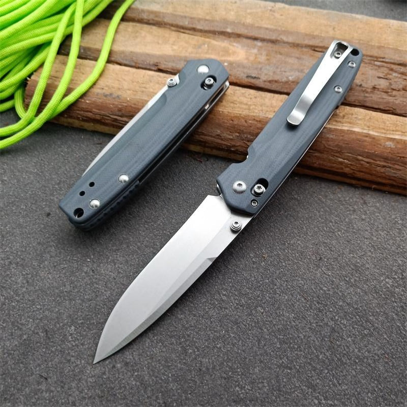 BM485 Blue G10 Handle Outdoor Folding Tool
